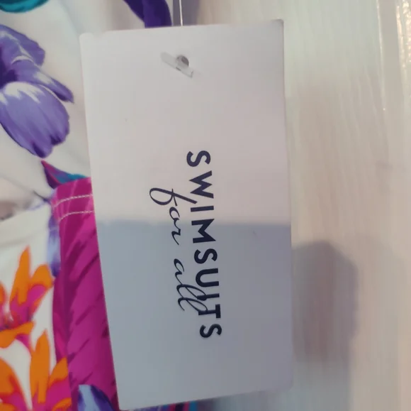 NWT Bright & Beautiful Swimsuits For All Tankini Top - Picture 2 of 6